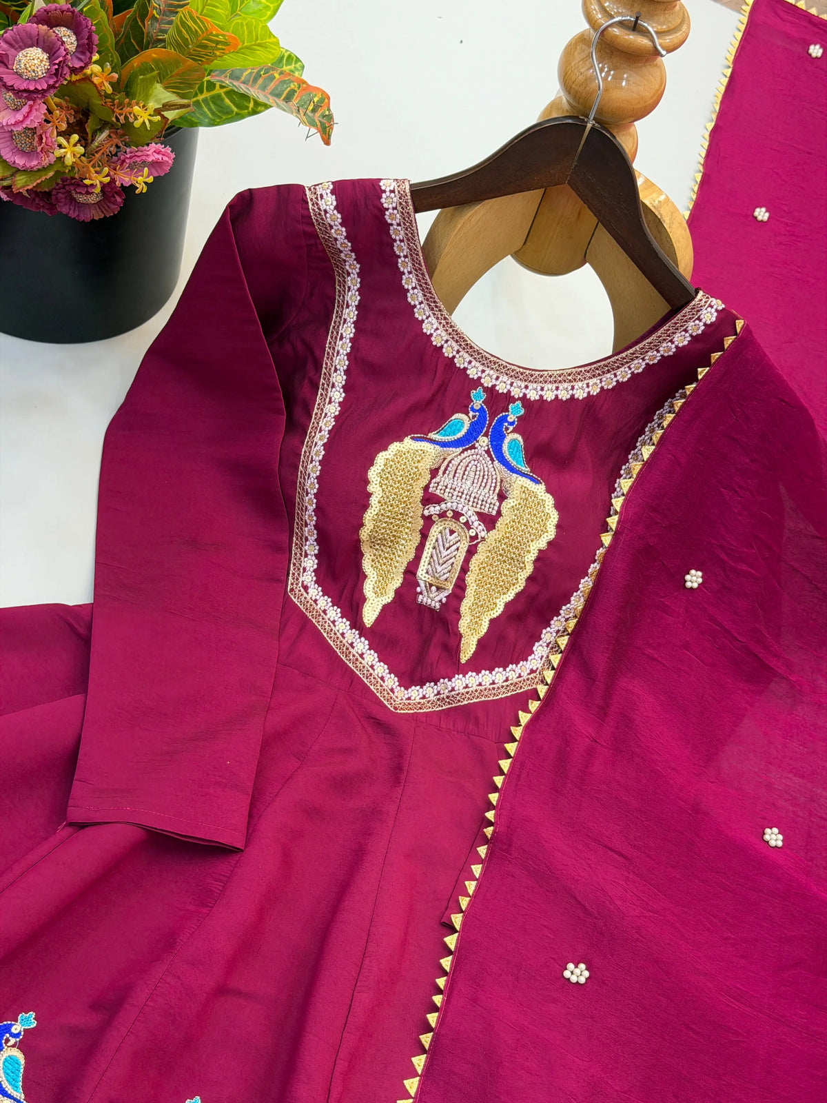Anarkali Three Piece Set