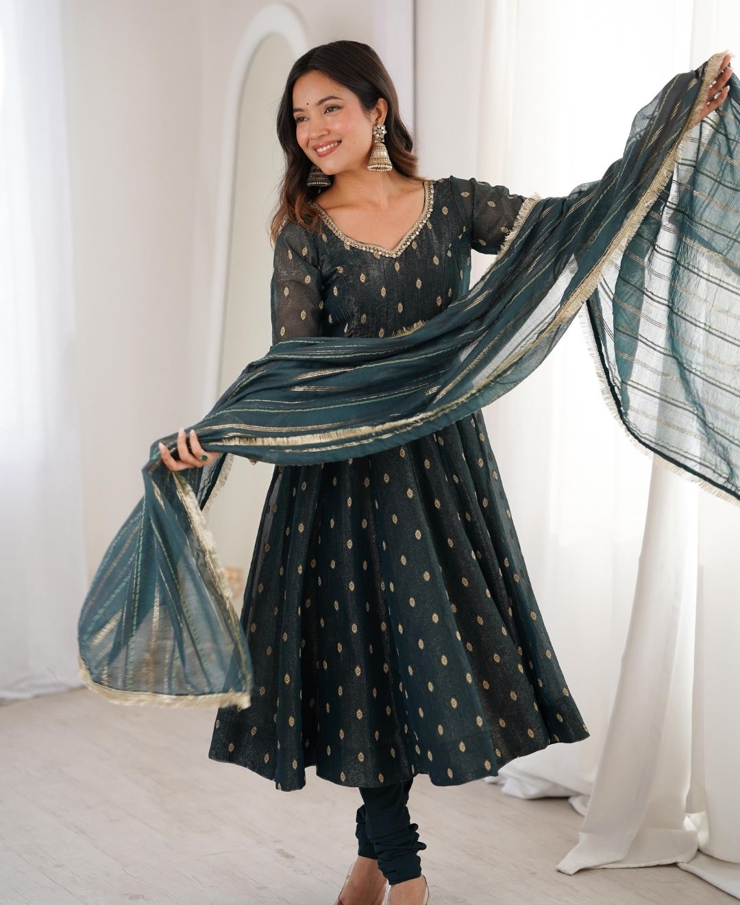 Anarkali Three Piece Set