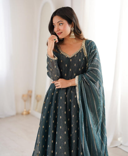 Anarkali Three Piece Set
