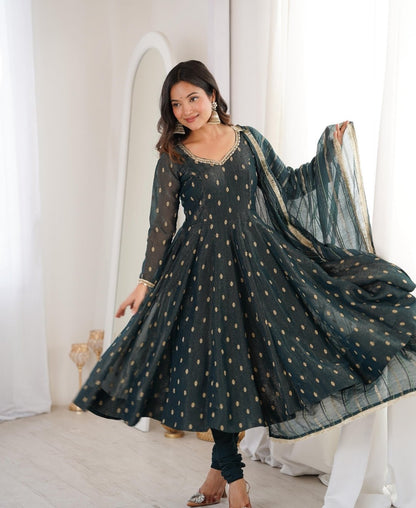 Anarkali Three Piece Set