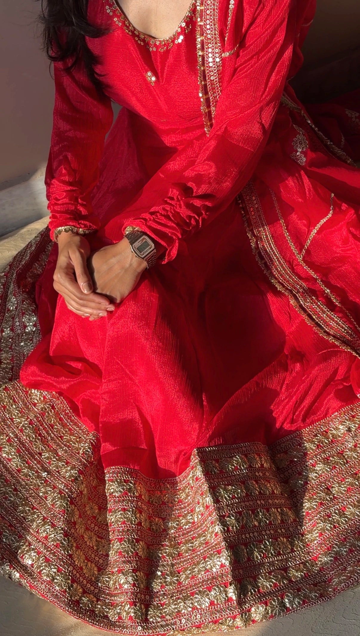 Anarkali Gown for Karwa Chauth Festival