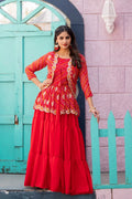 Bandej Lehenga Crop Top Suit Set