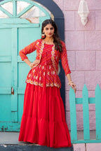 Bandej Lehenga Crop Top Suit Set