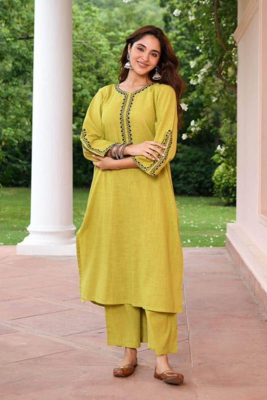 Beautiful Kurta Palazzo Set for Office Wear