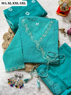 Beautiful Traditional Lehriya Mix Bandhani