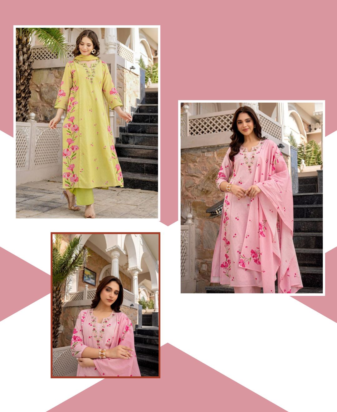Chanderi Kurta Set