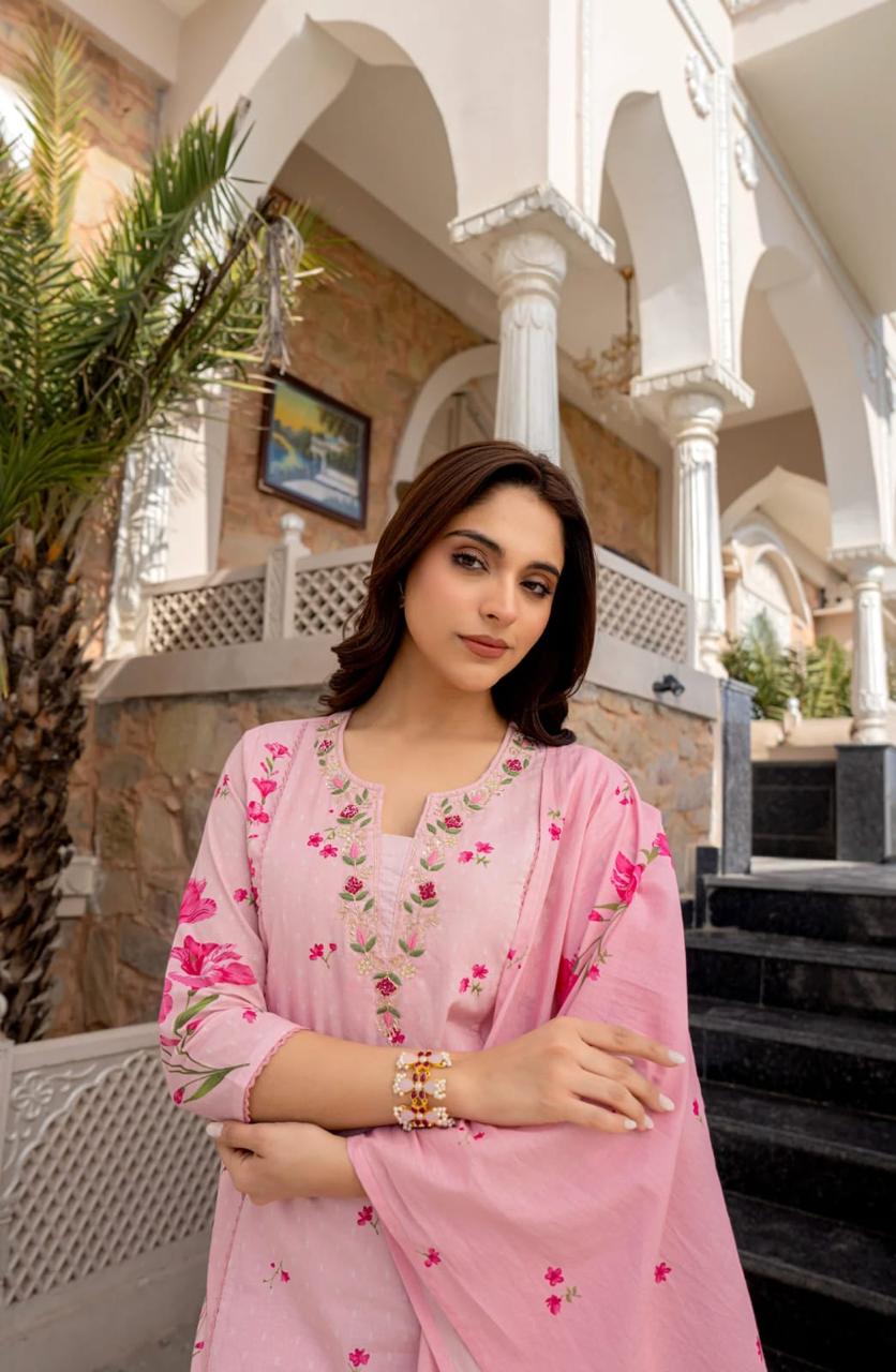 Chanderi Kurta Set
