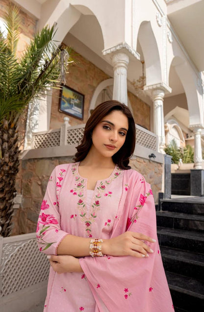 Chanderi Kurta Set