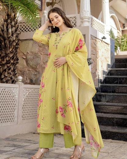 Chanderi Kurta Set
