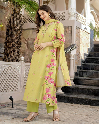 Chanderi Kurta Set