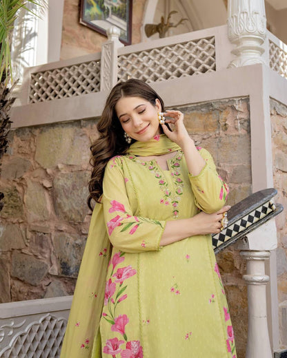 Chanderi Kurta Set