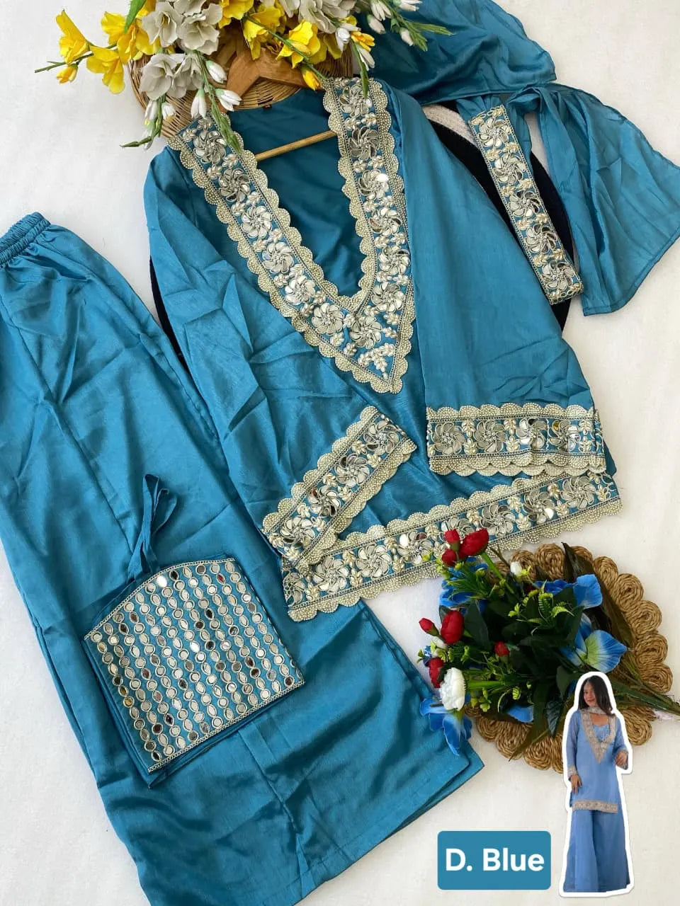 Chinon 4 Piece Sharara Set