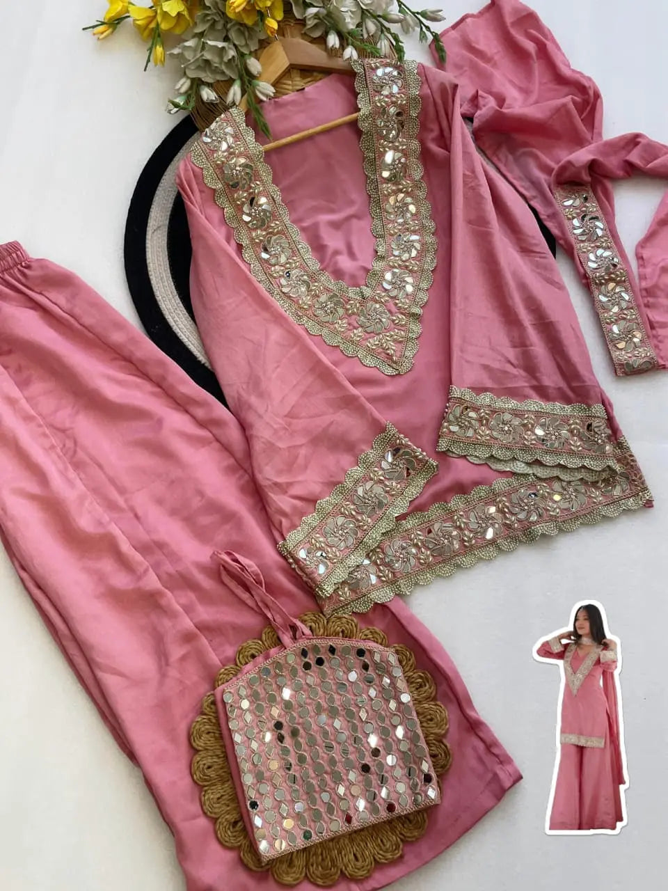 Chinon 4 Piece Sharara Set