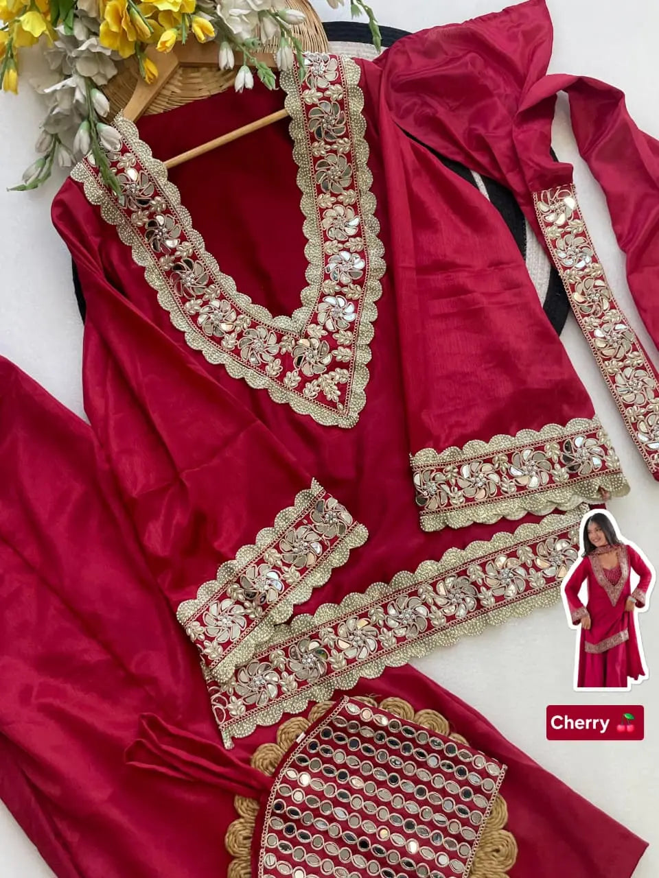 Chinon 4 Piece Sharara Set