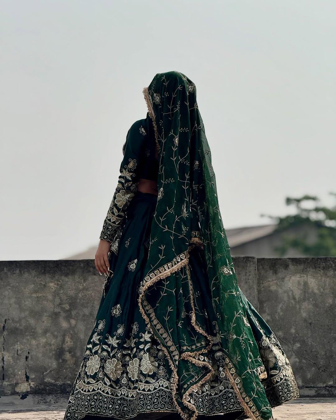 Chinon Silk Embroidered Lehenga Choli for All Occasions