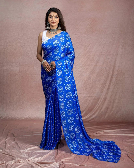 Classic Bandhani Saree for Ethnic and Festive Looks