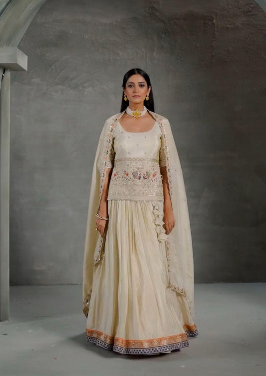 Classic Off White Lehenga for Wedding & Parties