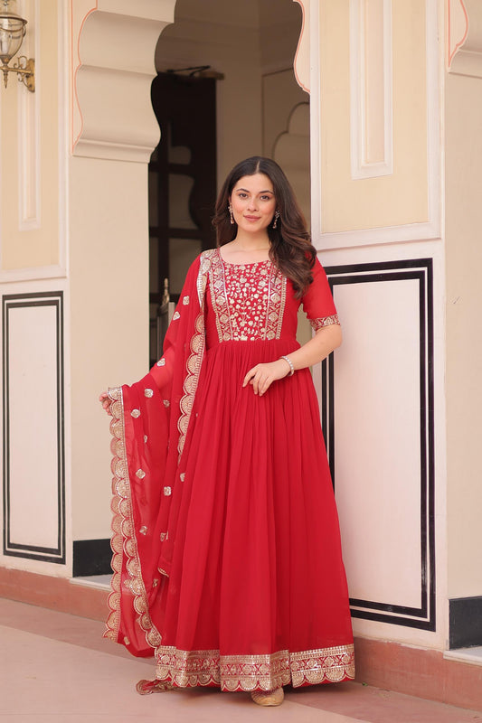 Designer Anarkali Suit Set for Women