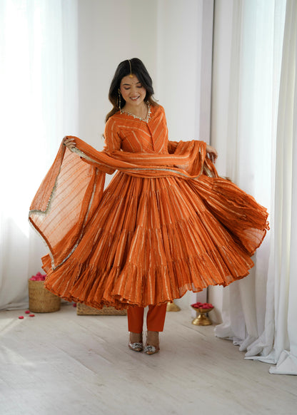 Designer Chanderi Gown for Women