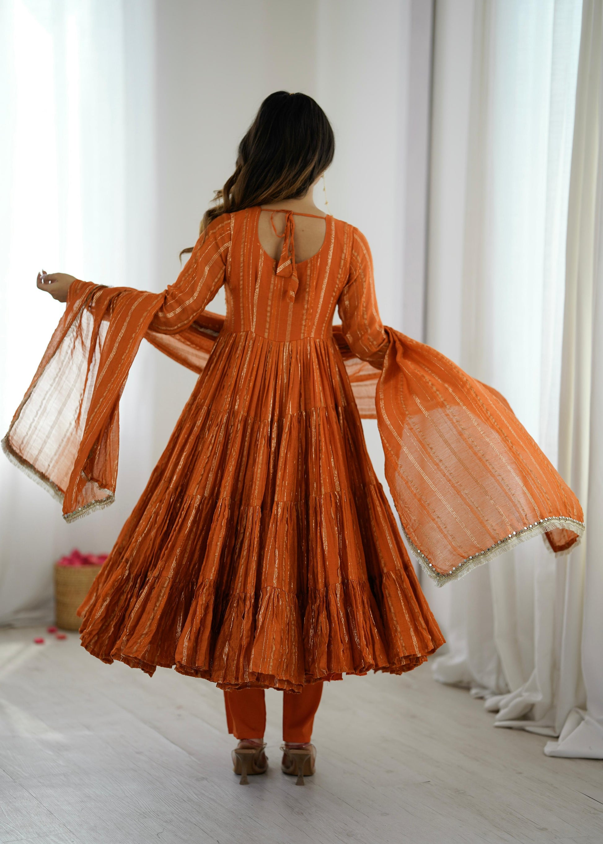 Designer Chanderi Gown for Women