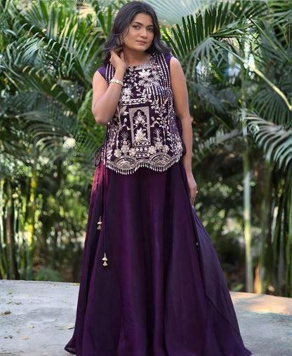 Designer Embroidered Coord Set