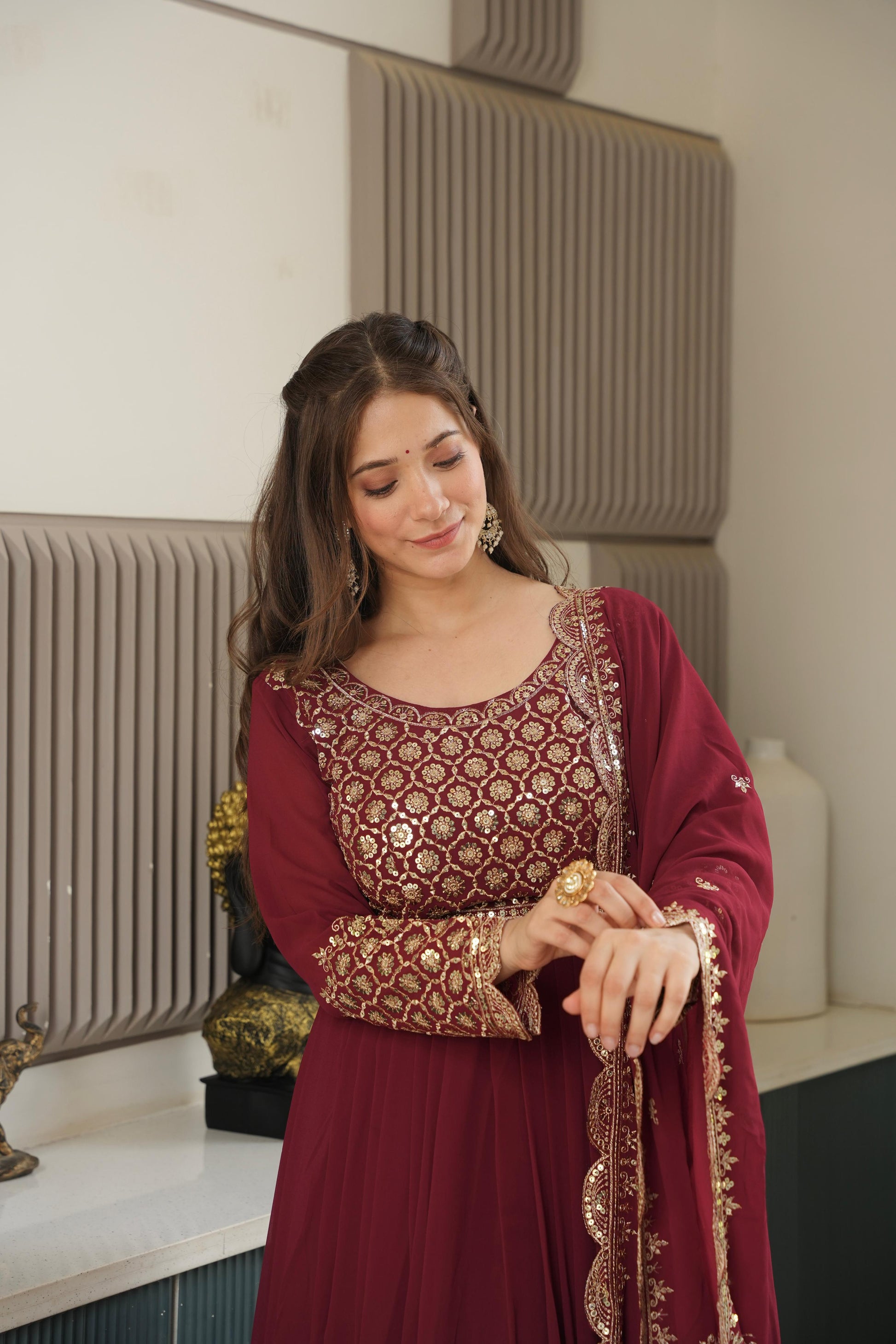 Designer Engagement Gown for Women