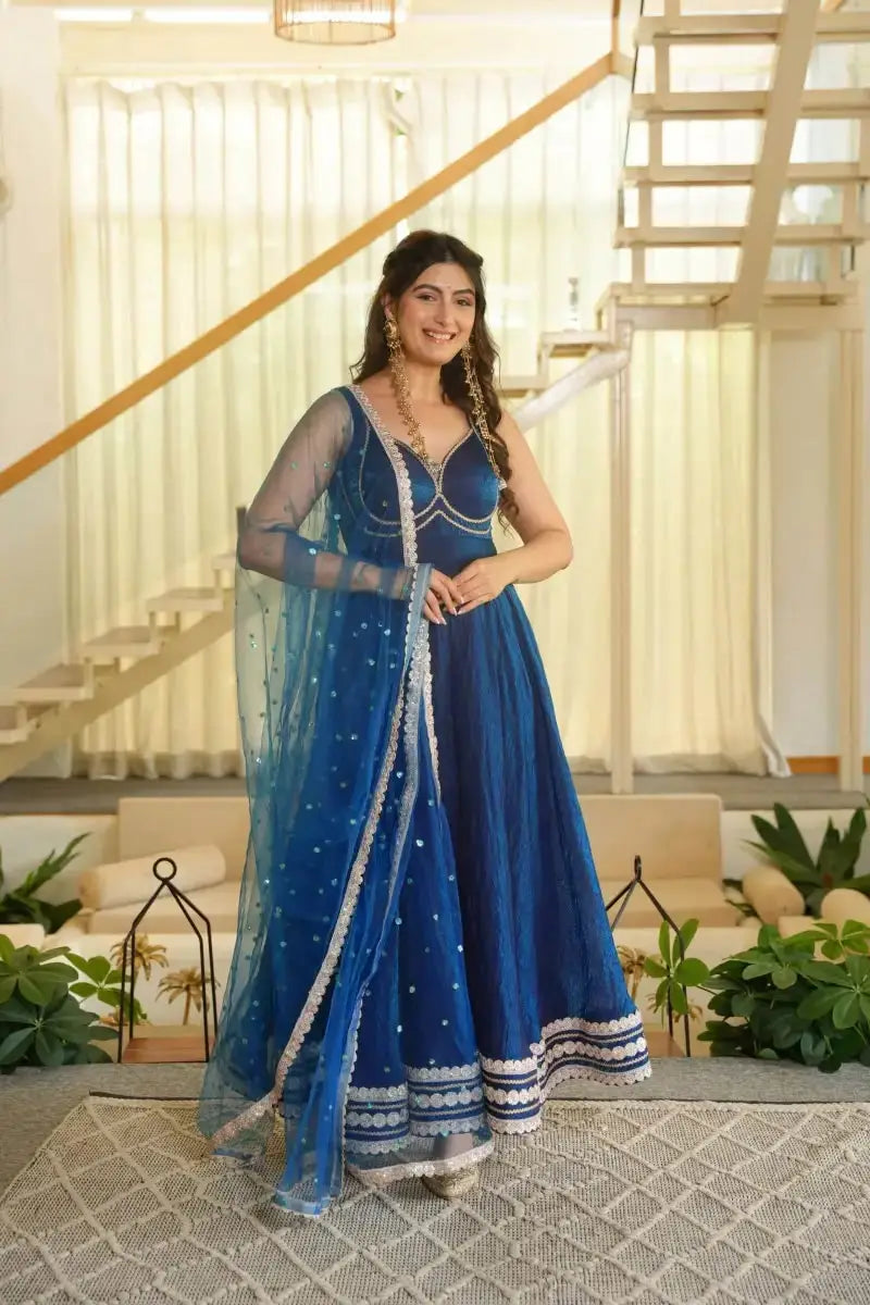 Designer Gown with Pent Set