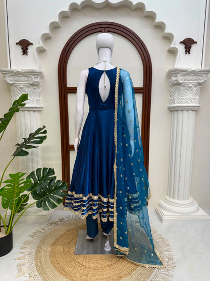 Designer Gown with Pent Set