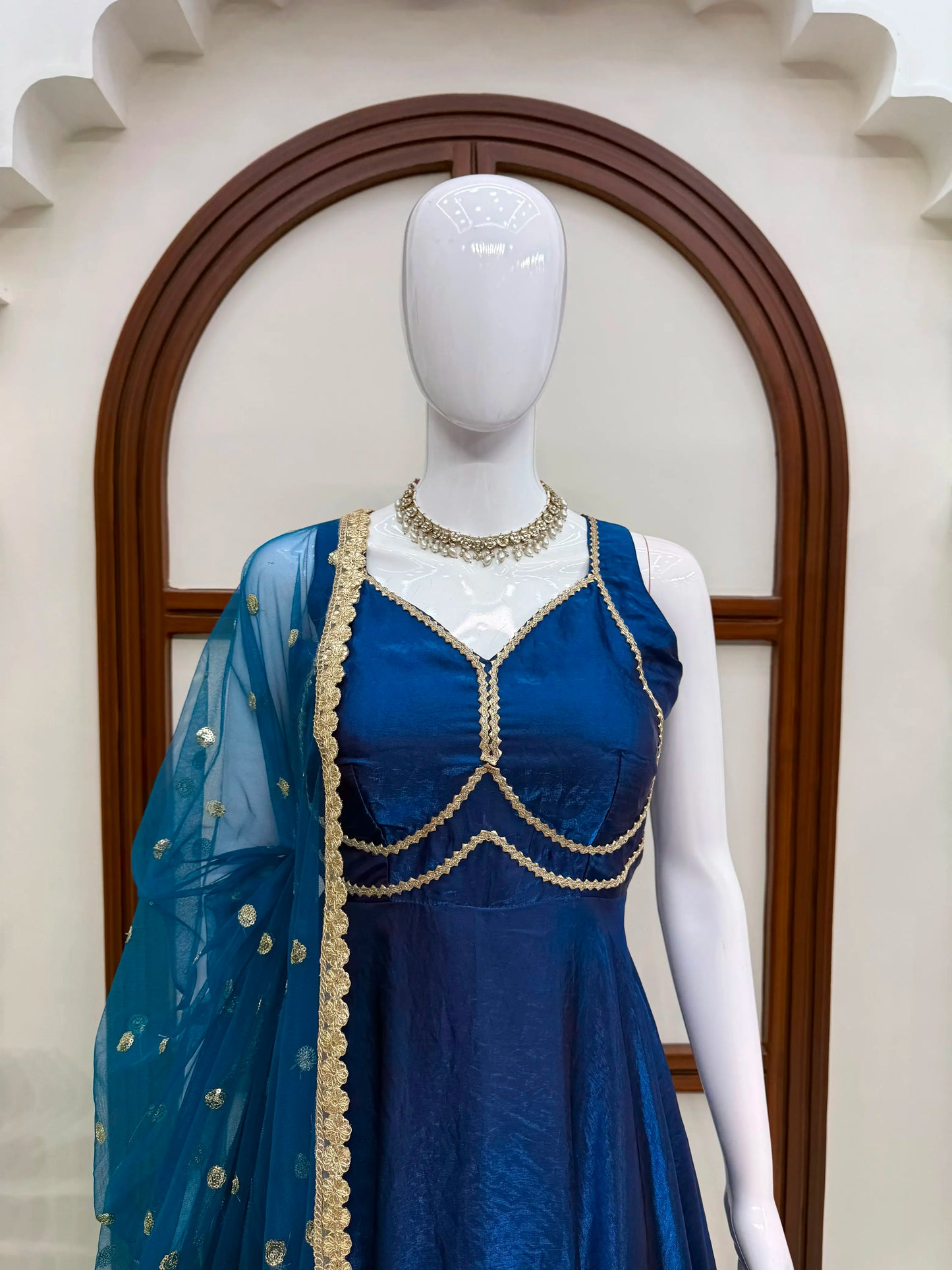 Designer Gown with Pent Set