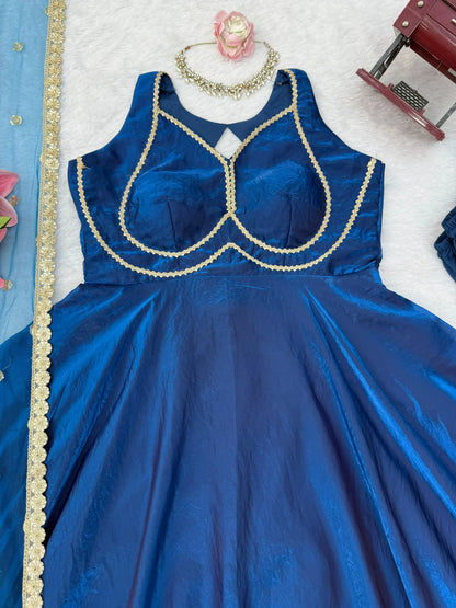 Designer Gown with Pent Set