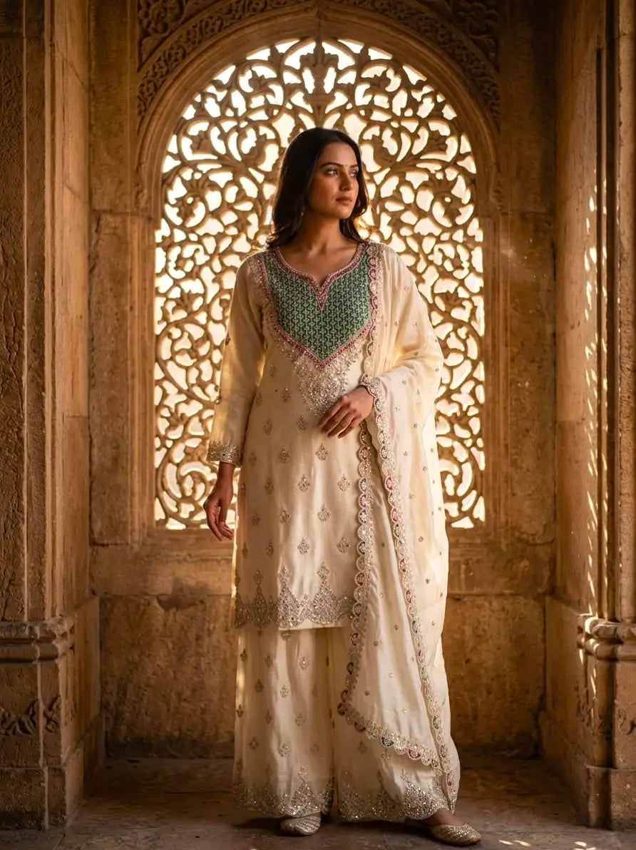Designer Party Sharara Set