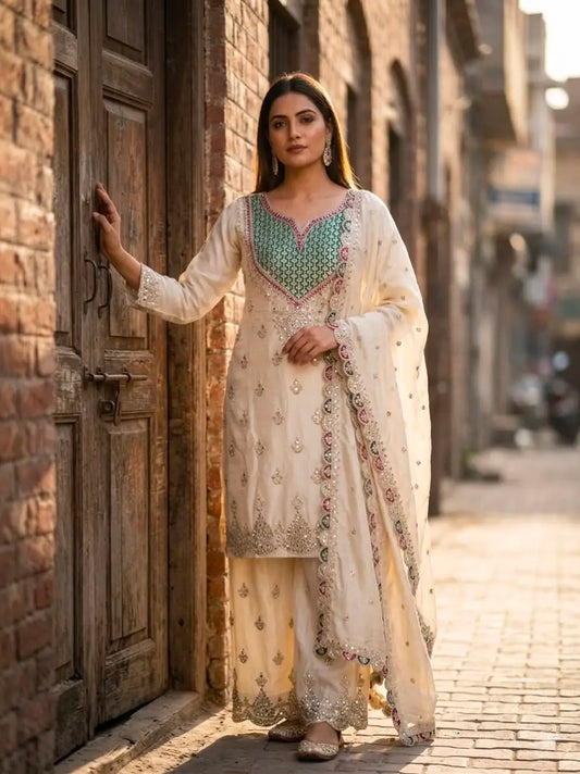 Designer Party Sharara Set