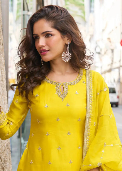 Designer Party Wear Sharara Suit