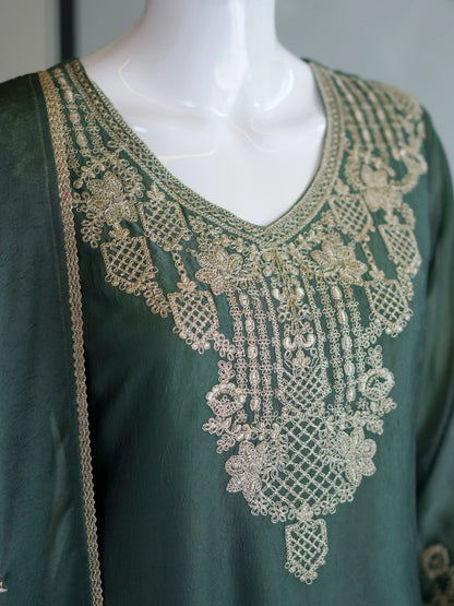 Designer Rangoli Crush Salwar Suit