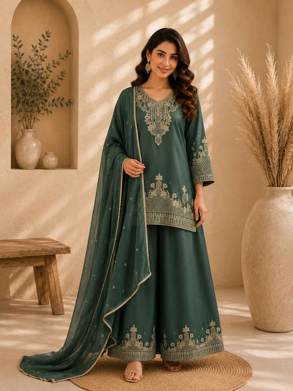 Designer Rangoli Crush Salwar Suit
