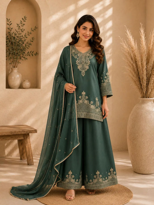 Designer Rangoli Crush Salwar Suit