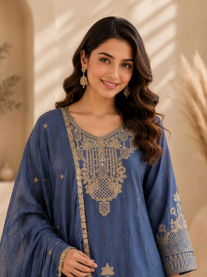 Designer Rangoli Crush Salwar Suit