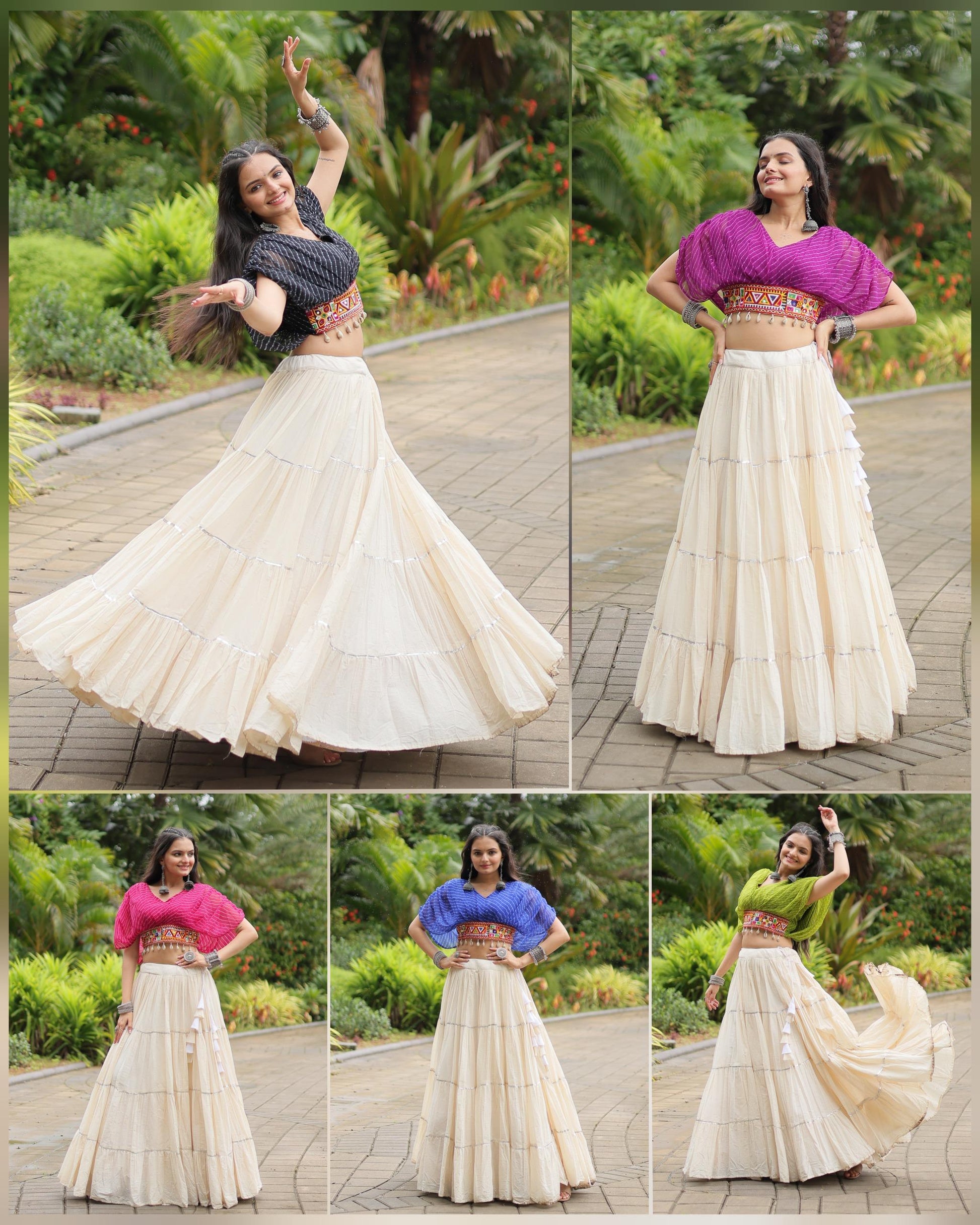 Designer Readymade Cotton Lehenga Choli Set for Women