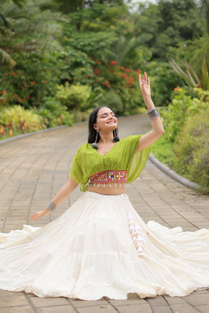 Designer Readymade Cotton Lehenga Choli Set for Women