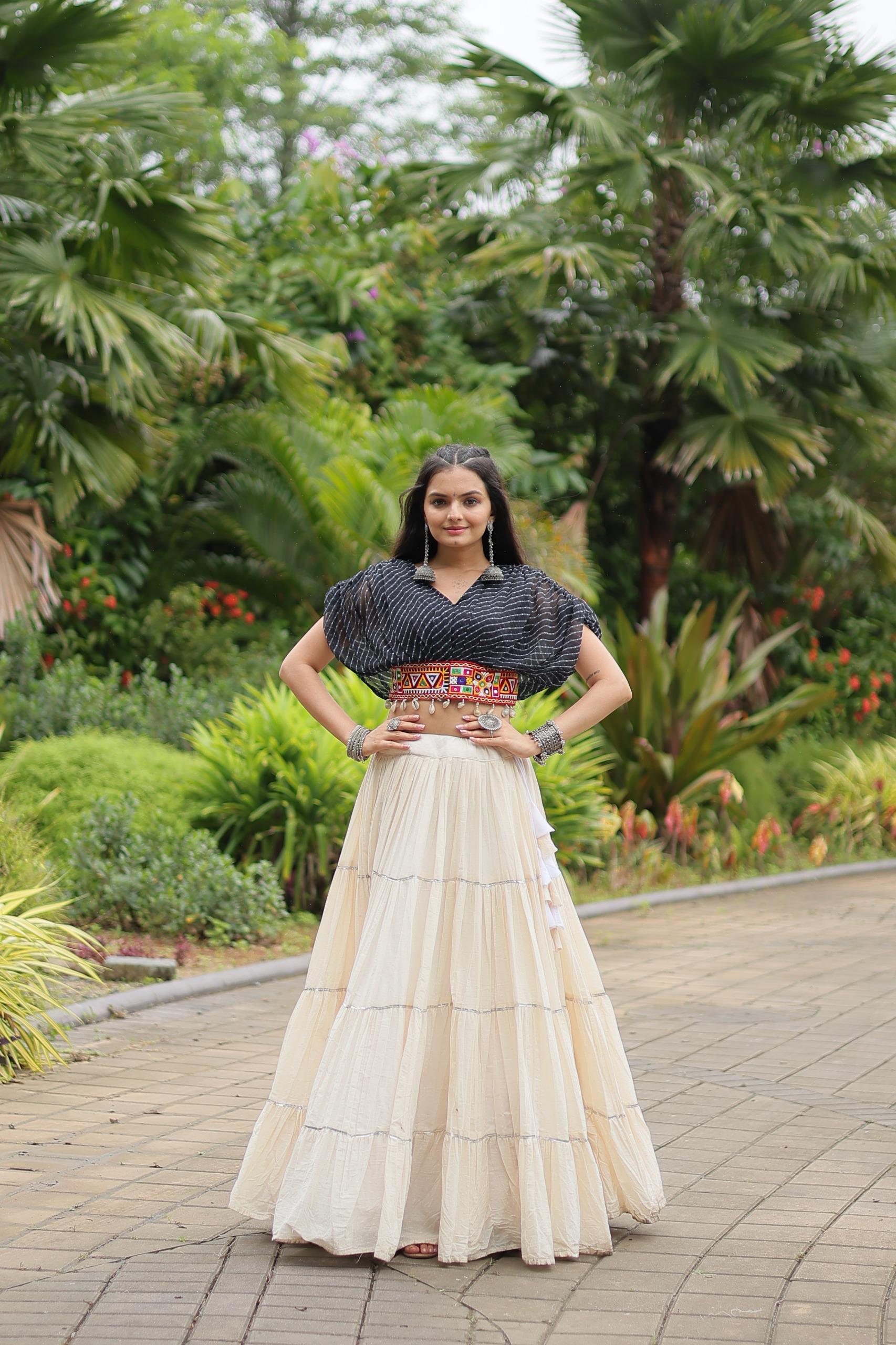 Designer Readymade Cotton Lehenga Choli Set for Women