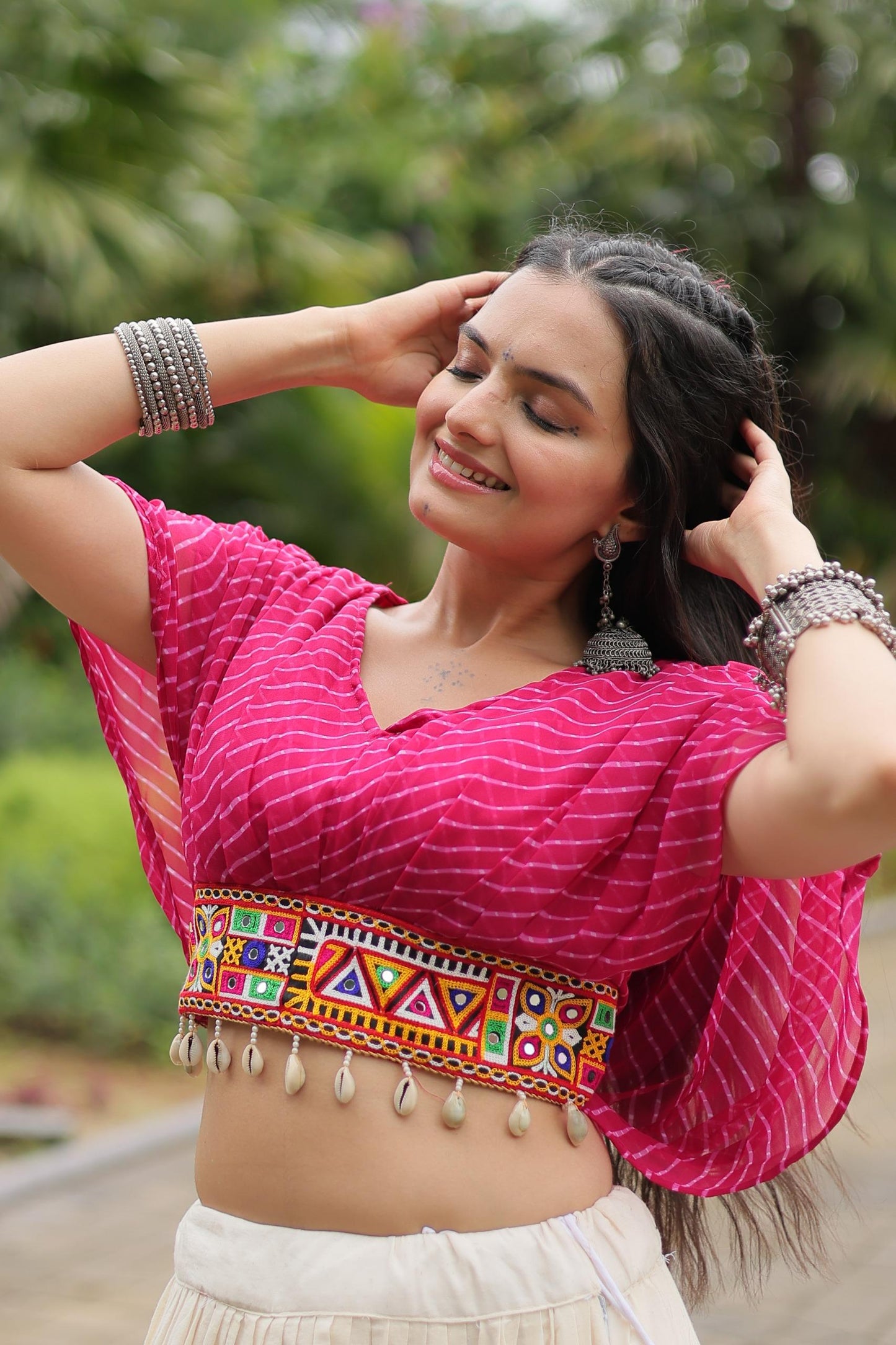 Designer Readymade Cotton Lehenga Choli Set for Women