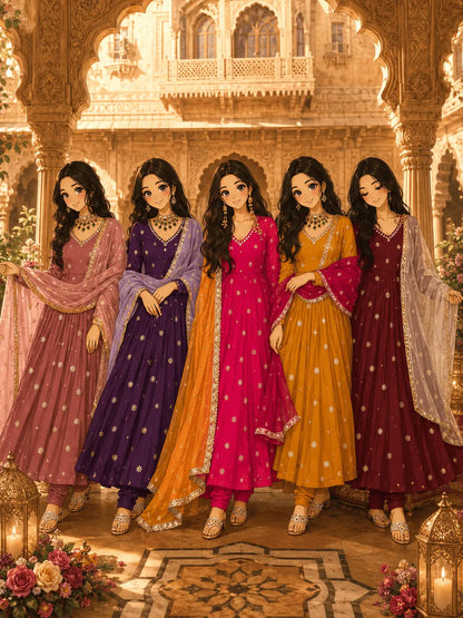 Designer Ready to Wear Gown Set