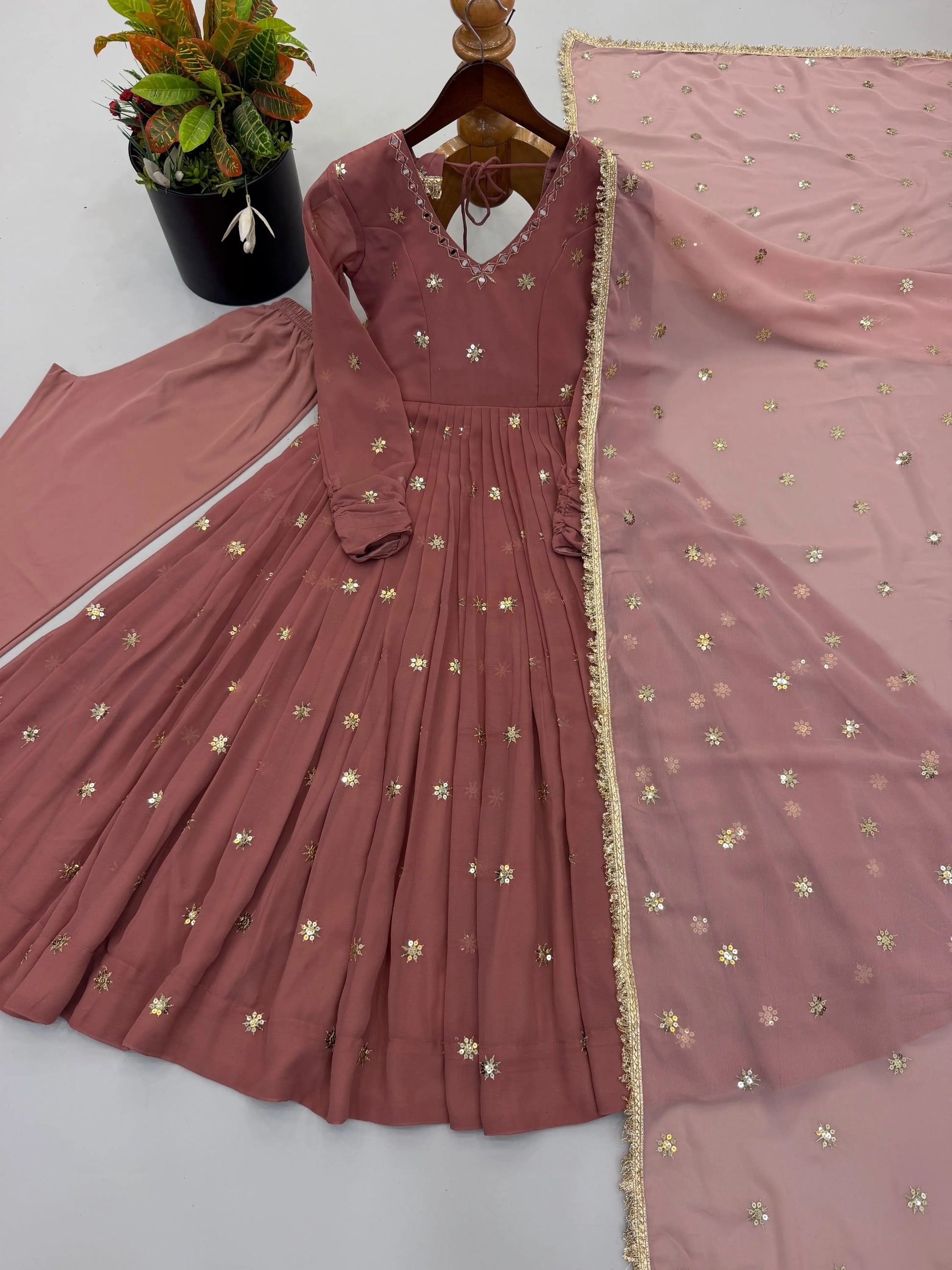 Designer Ready to Wear Gown Set