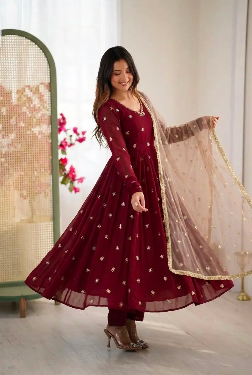 Designer Ready to Wear Gown Set