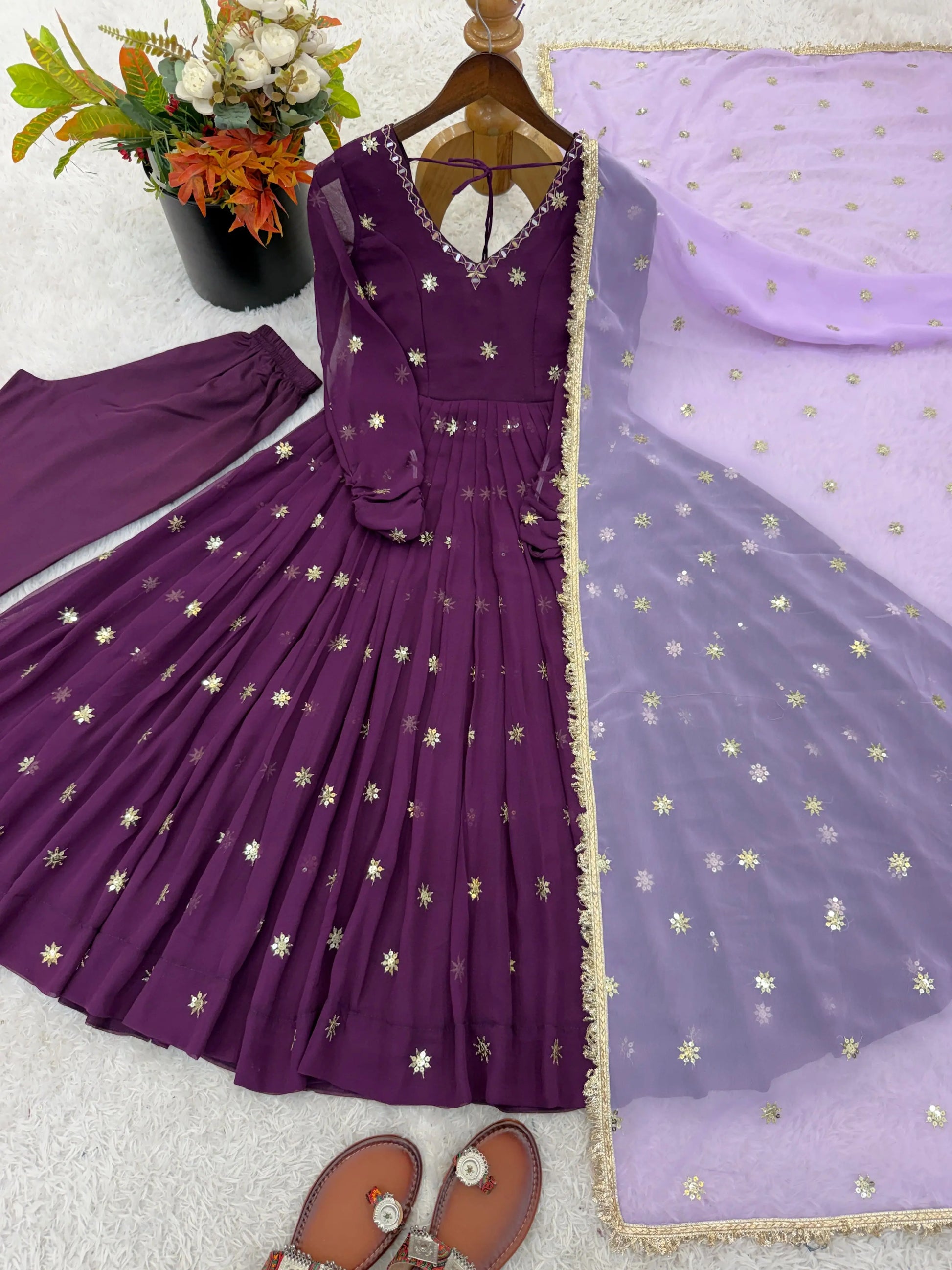 Designer Ready to Wear Gown Set