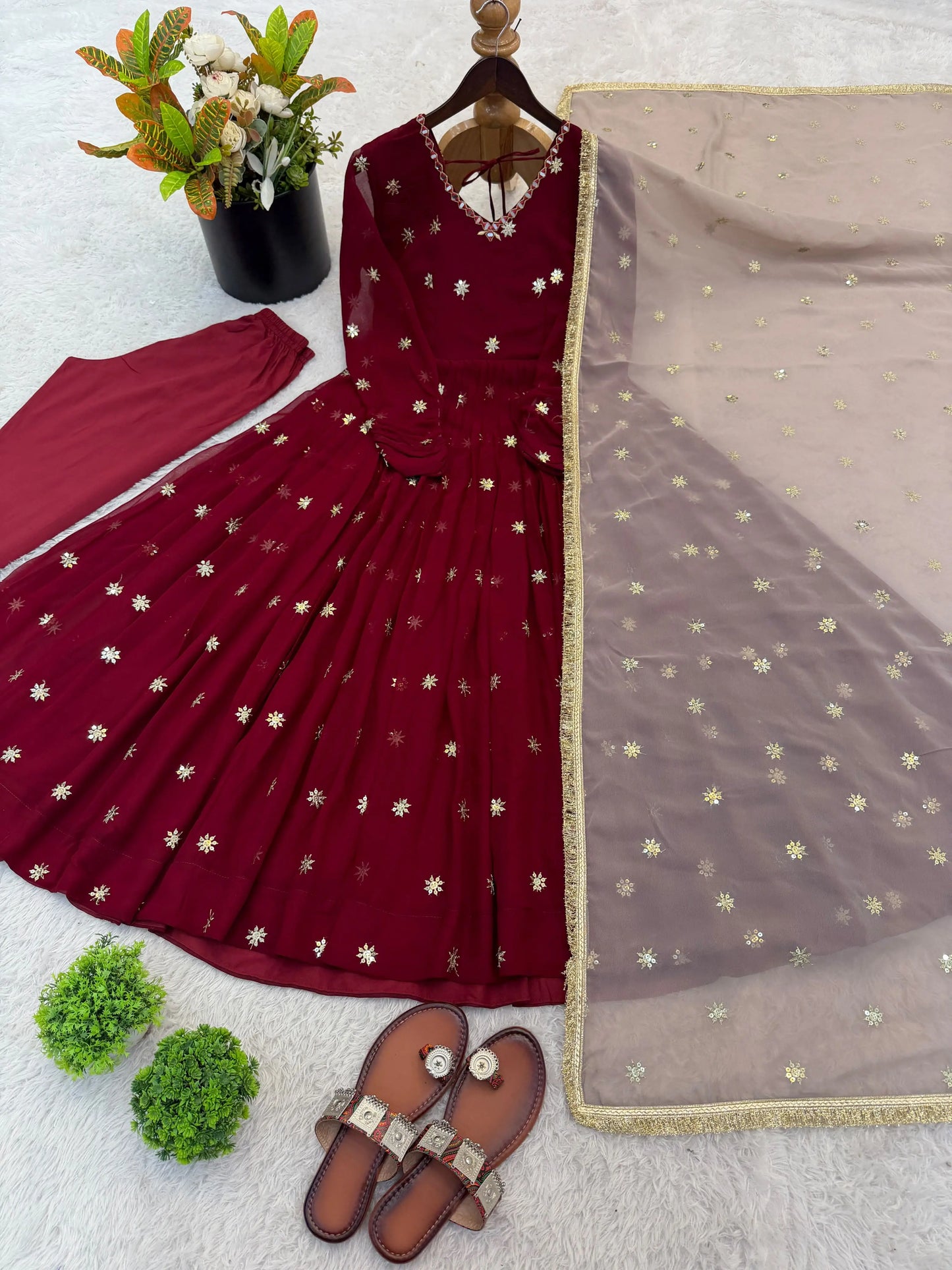 Designer Ready to Wear Gown Set