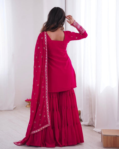 Designer Sharara Suit Set
