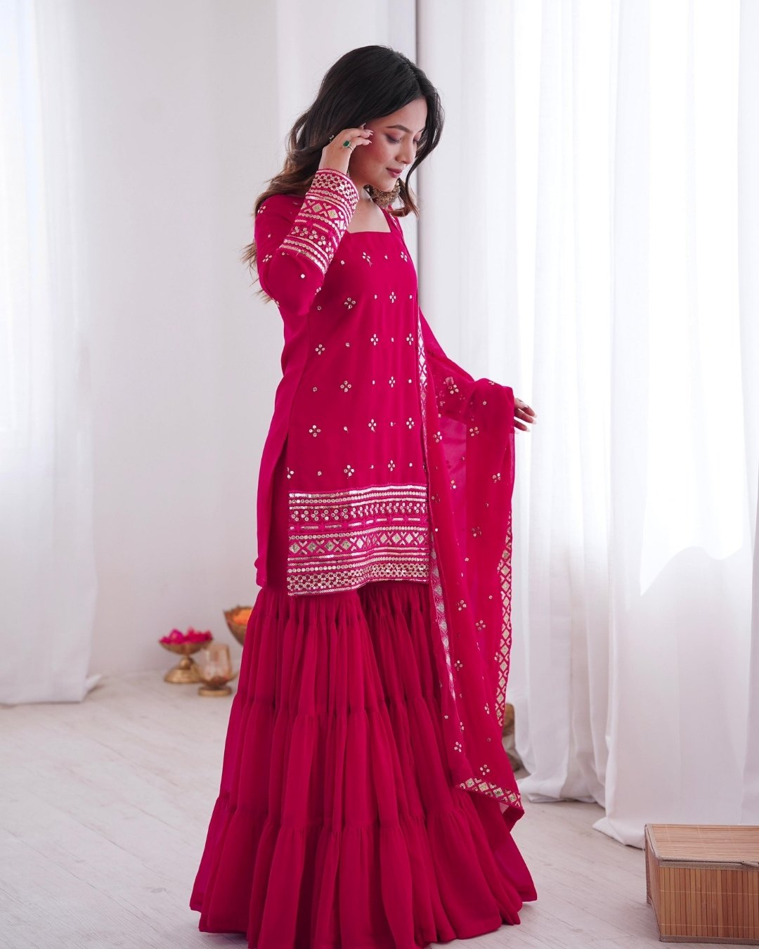 Designer Sharara Suit Set