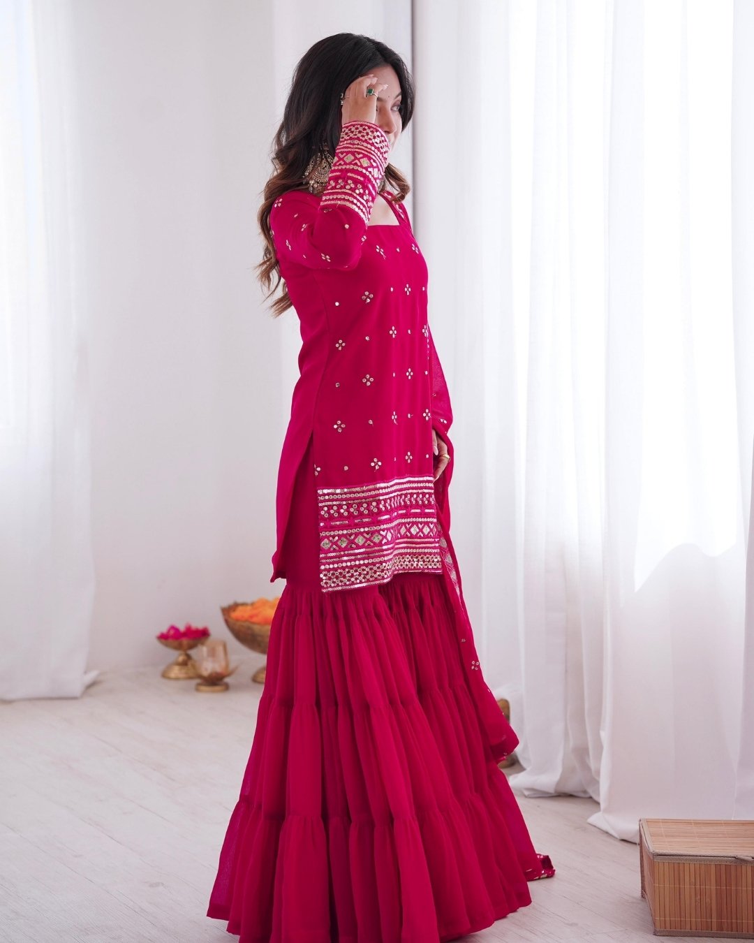 Designer Sharara Suit Set