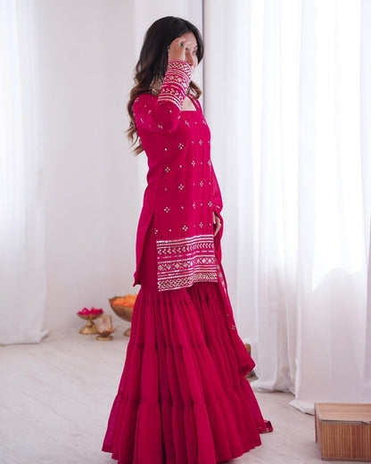 Designer Sharara Suit Set